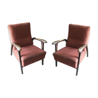 Paire de fauteuils vintage 1940
