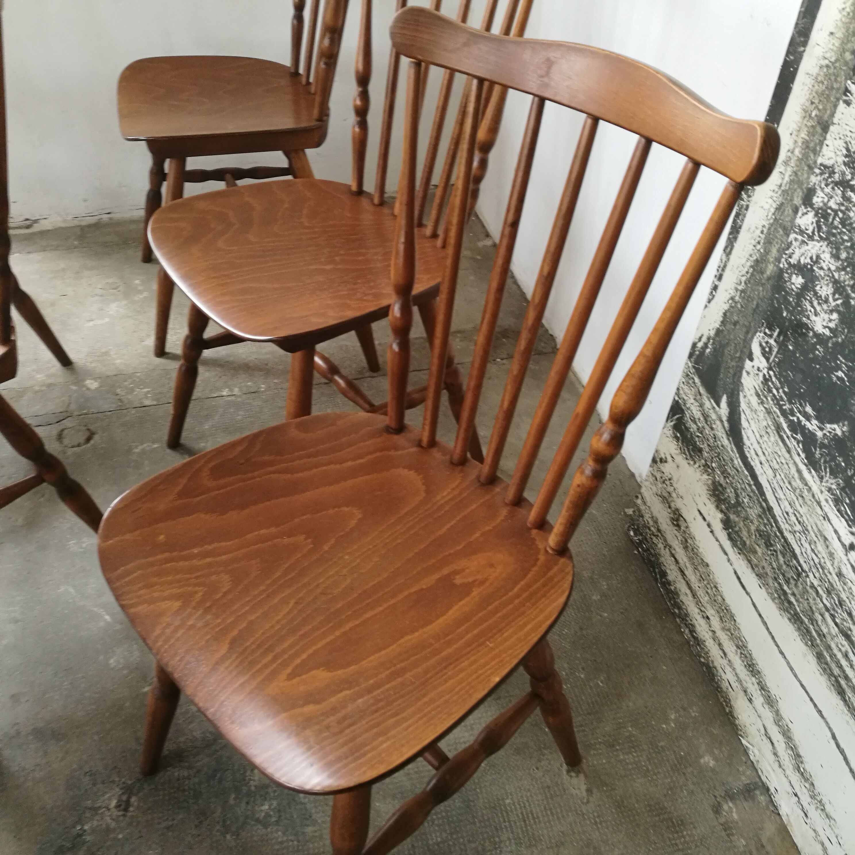 Set of 6 chairs bistro Tacoma by Baumann