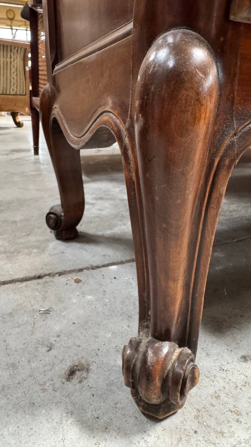 3-piece cherry wood bookcase, LXV style