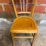 Vintage BAUMANN N°182 Bistro Chair Raw Wood Style #D290