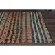 Striped Kilim Turkish Vintage Handmade Pink Orange Wool Area Rug 177x268