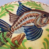 Set of two plates decoration Fish signed Vallauris style