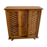 Vintage doll cabinet