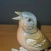 German Saxon Porcelain - Karl Ens - Singing Nightingale
