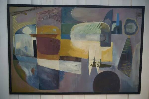 Abstract painting/canvas, 1969