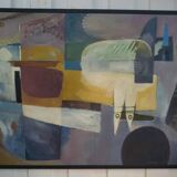 Abstract painting/canvas, 1969