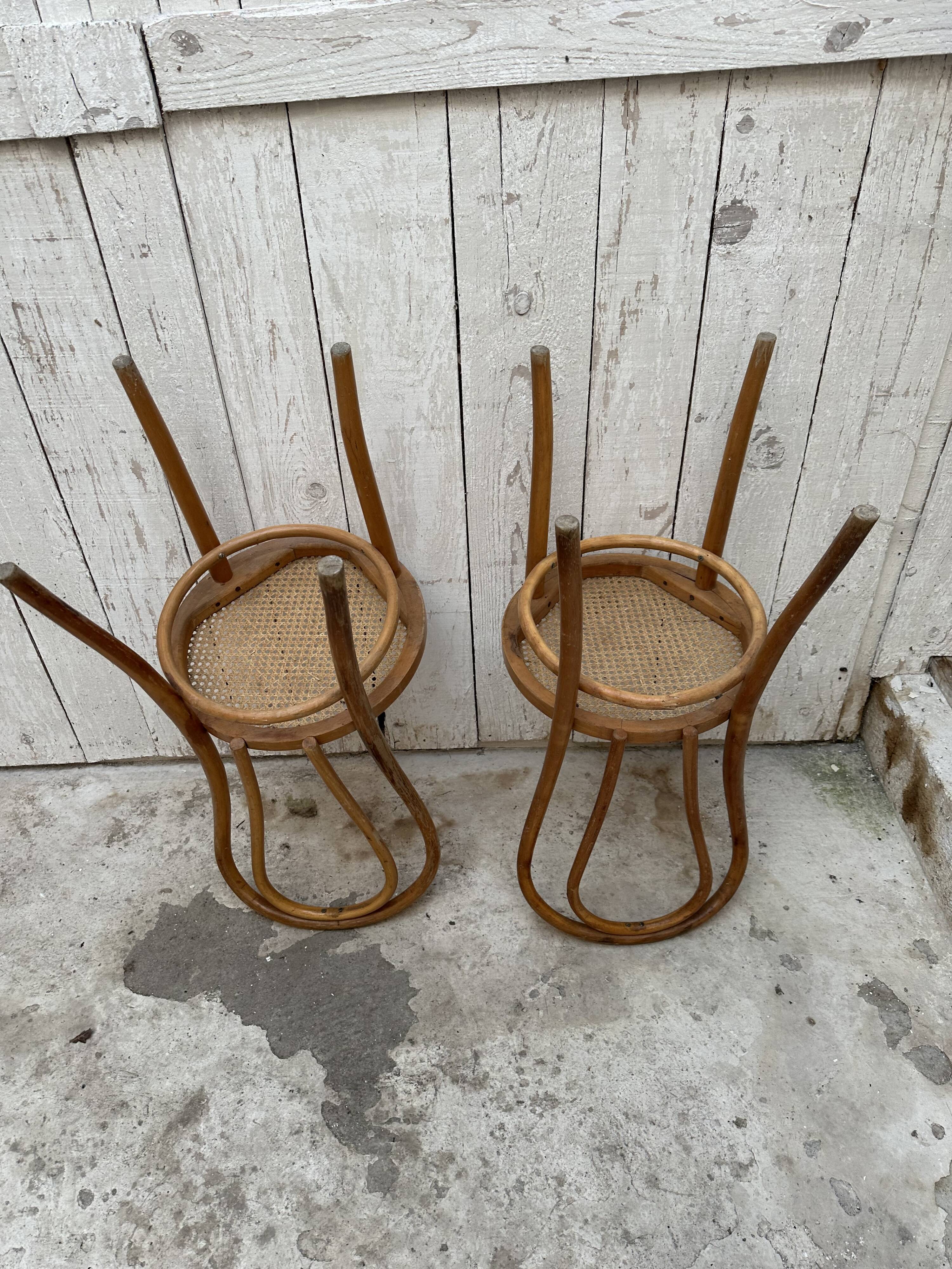 2 bistro chairs