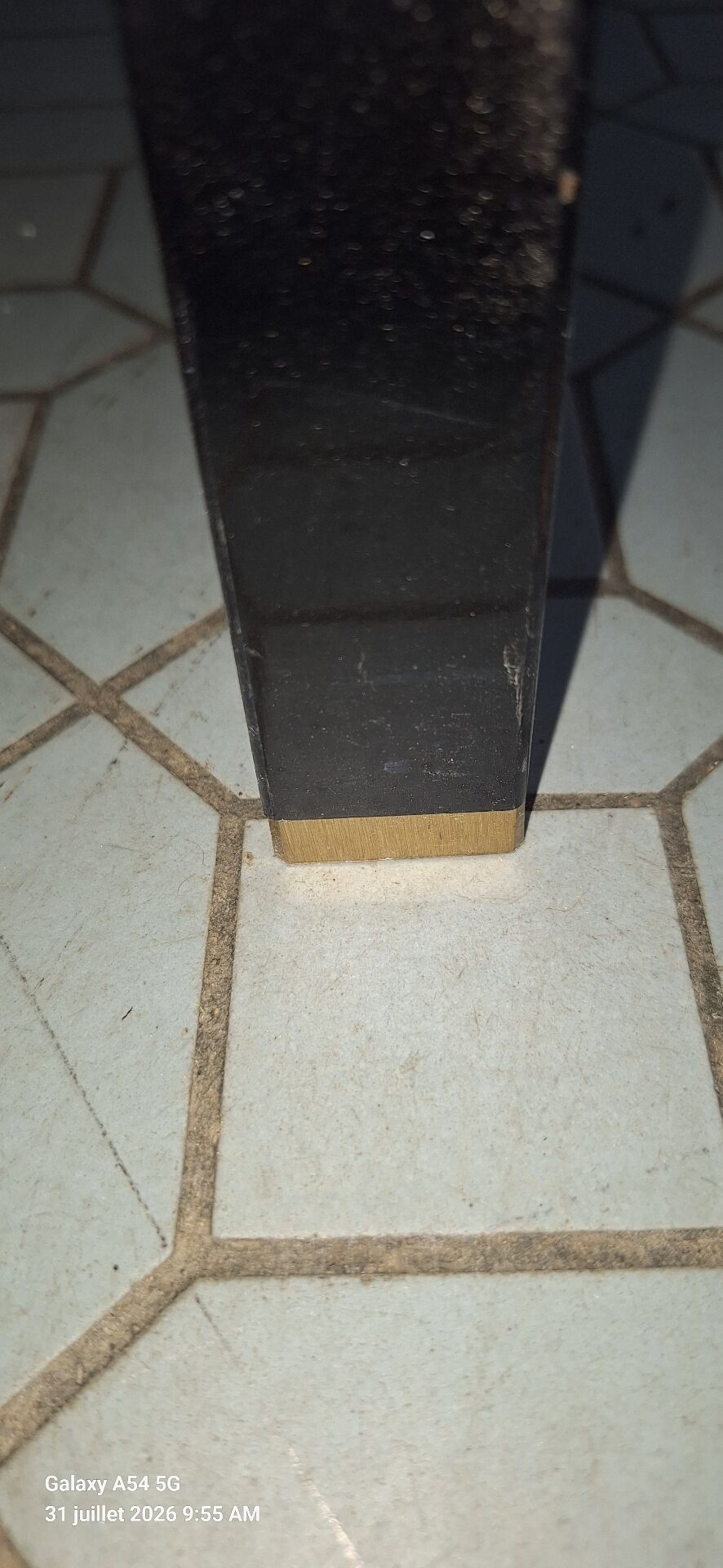 Table basse deux etages seventies