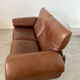 Vintage sofa 2 places leather camel design de sede ds-1023