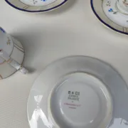 Service à café en porcelaine de Limoges, par Bernardaud. Années 30.