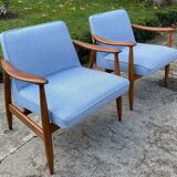 Armchairs model Gfm 87 type 300 203 by Juliusz Kędziorek For Gfm, 1960s, Set of 2