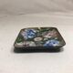 Empty cup pocket square coloured enamelled copper vintage
