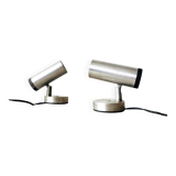 Set of two adjustable spotlights, 1970