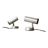Set of two adjustable spotlights, 1970