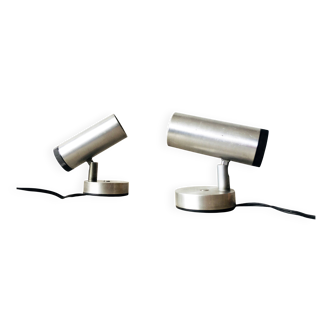 Set of two adjustable spotlights, 1970