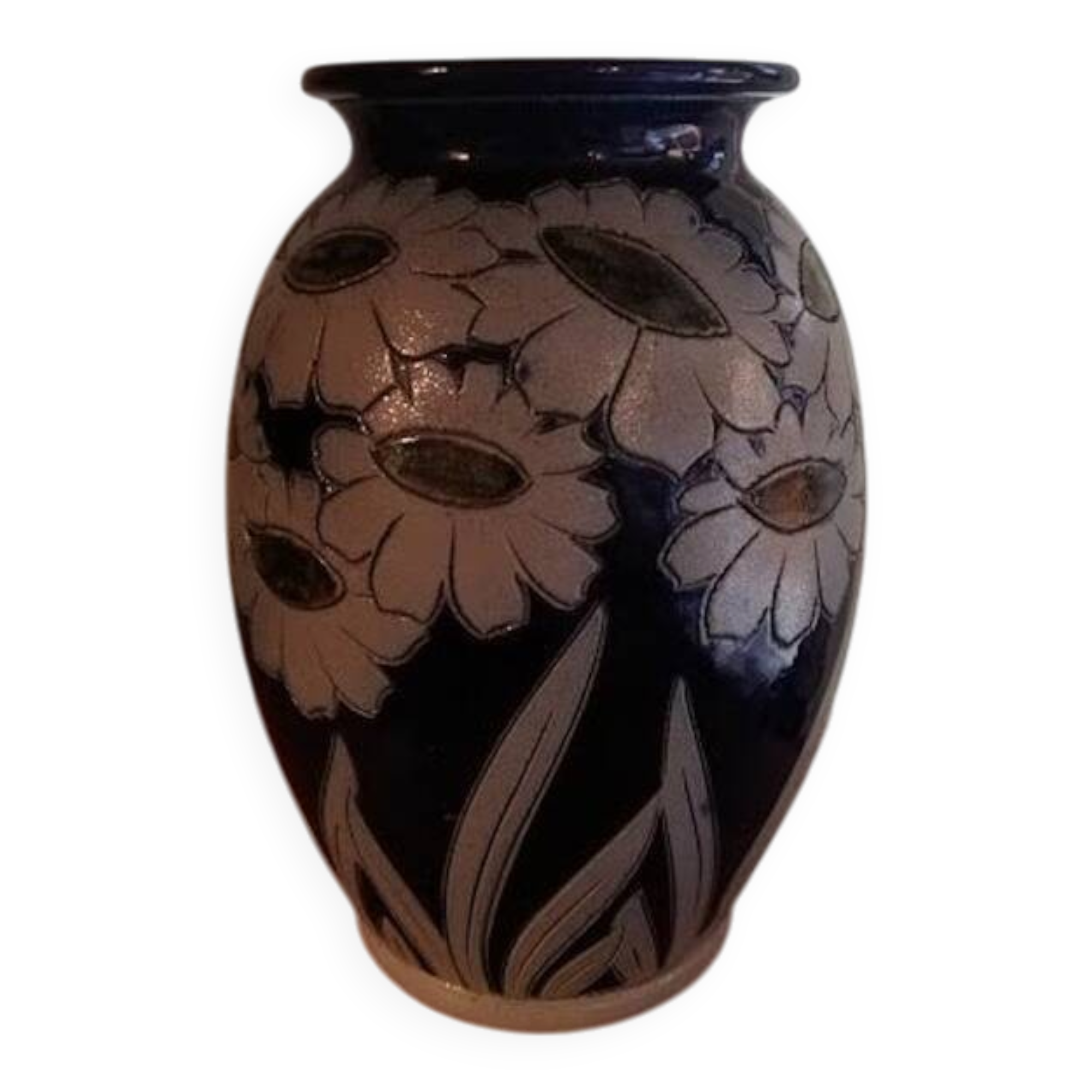 Stoneware vase from Alsace Burger Betschdorf