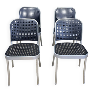 lot de 4 chaises Silver