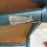 Lot five vintage school chairs