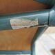 Lot five vintage school chairs