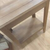 Art Deco style serving table in pickled oak