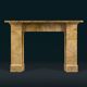 Nineteenth century Regency Sienna marble fireplace surround