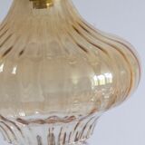 Vintage suspension in smoked glass