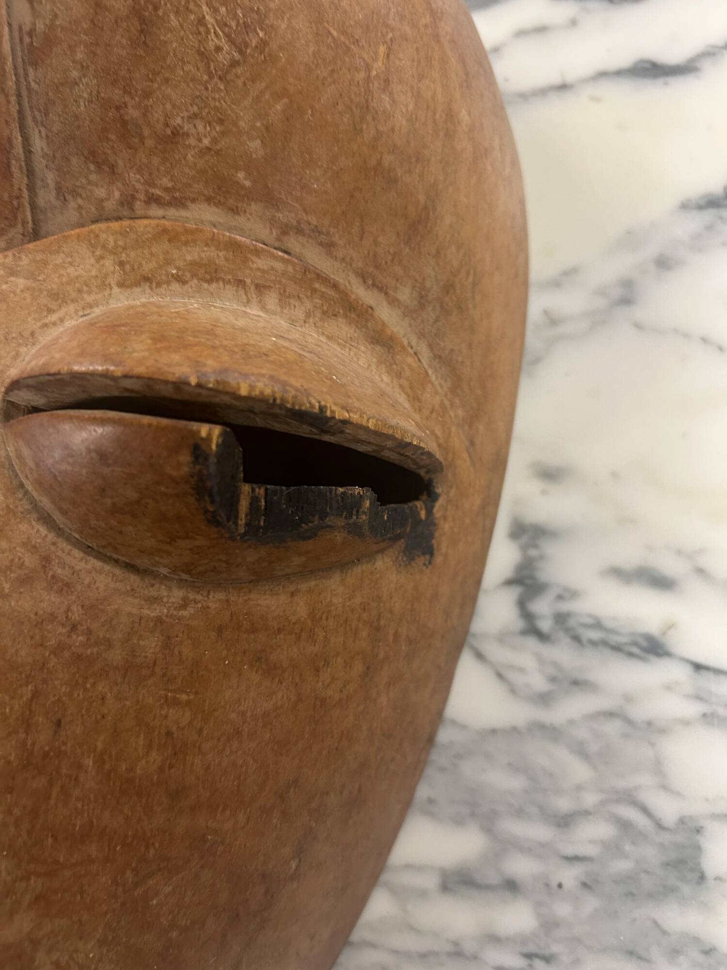 Light wood African mask