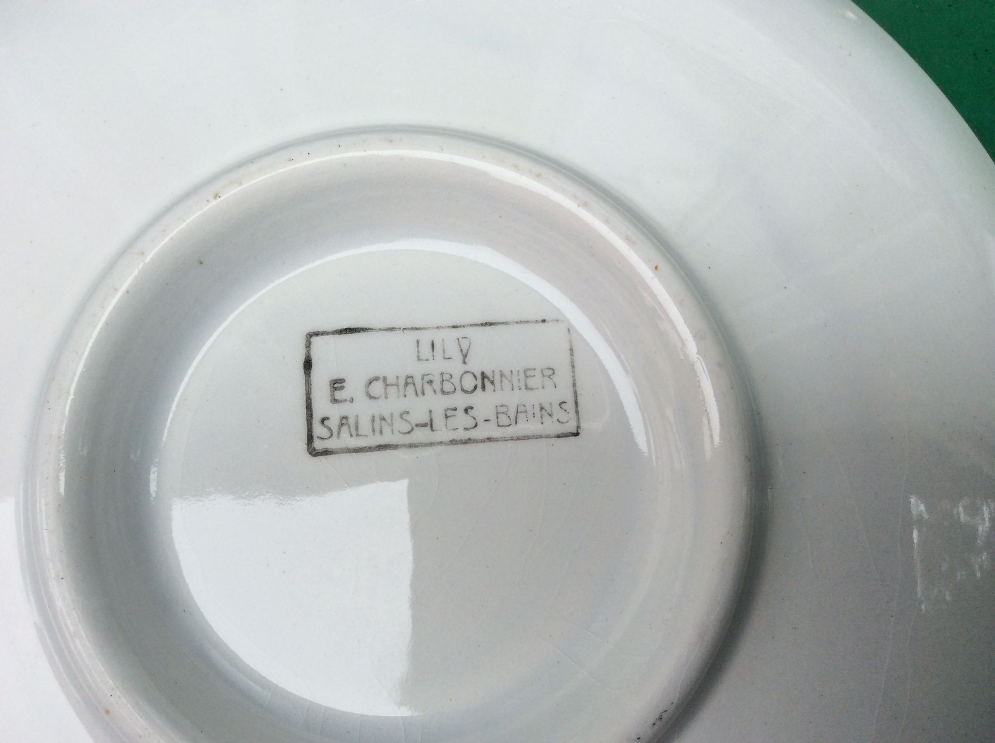 Duo de plats vintage