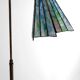 Art Deco reading lamp in bronze and stained glass – Circa 1920