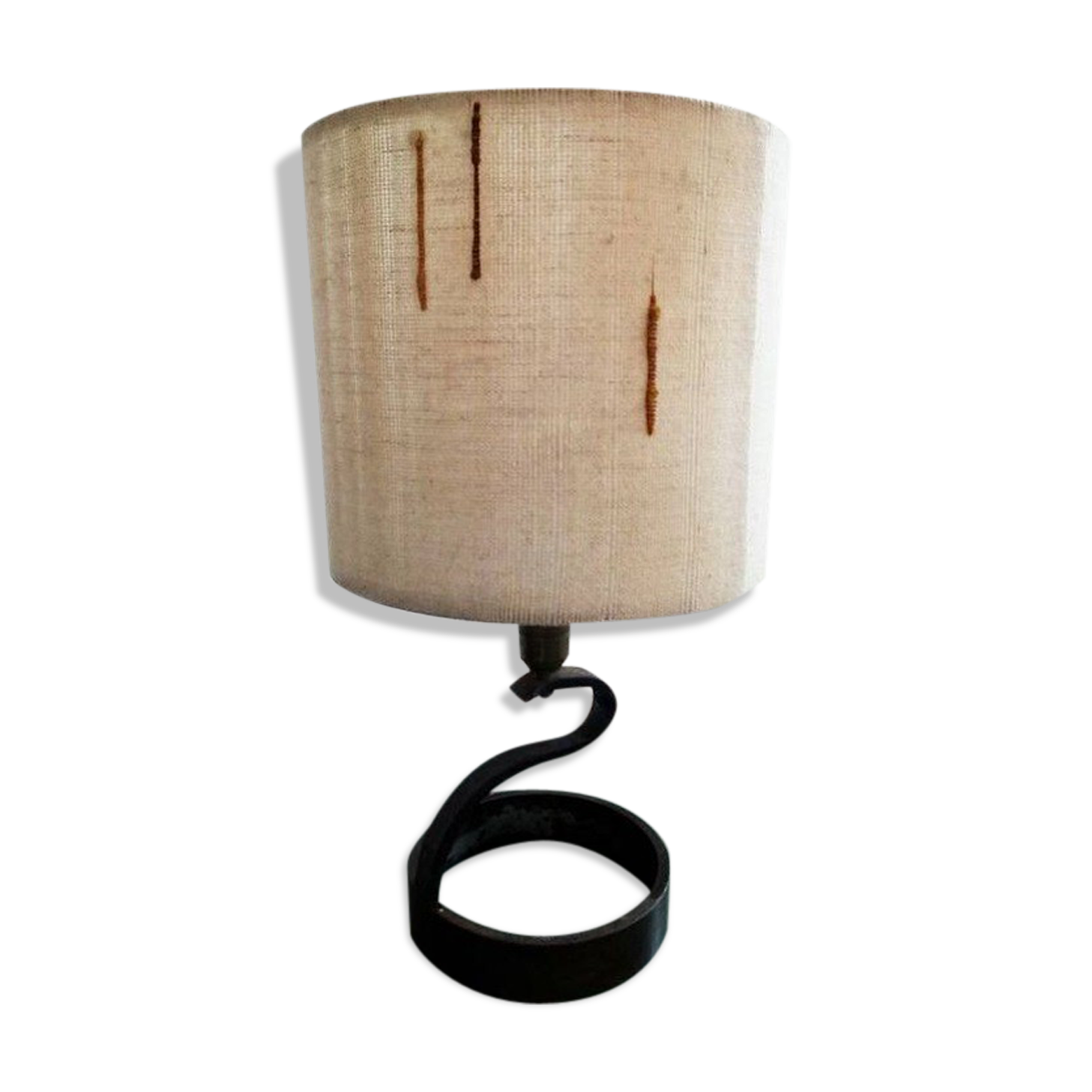 Lamp in wrought iron