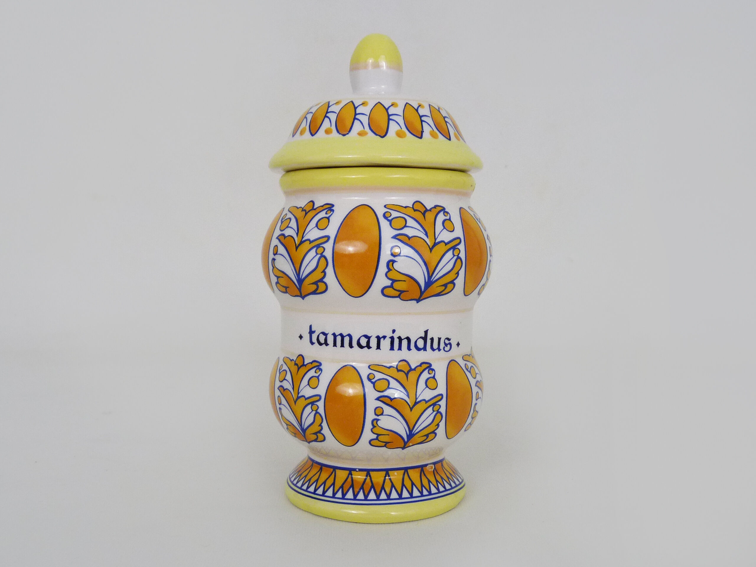 Old apothecary pot, Tamarindus ceramic medicine jar. Year 70 80