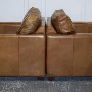 Leather Armchairs Tanned by Timothy Oulton Viscount