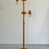 Swedish pine floor lamp, Scandinavian design from the 80s