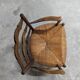 Straw armchair