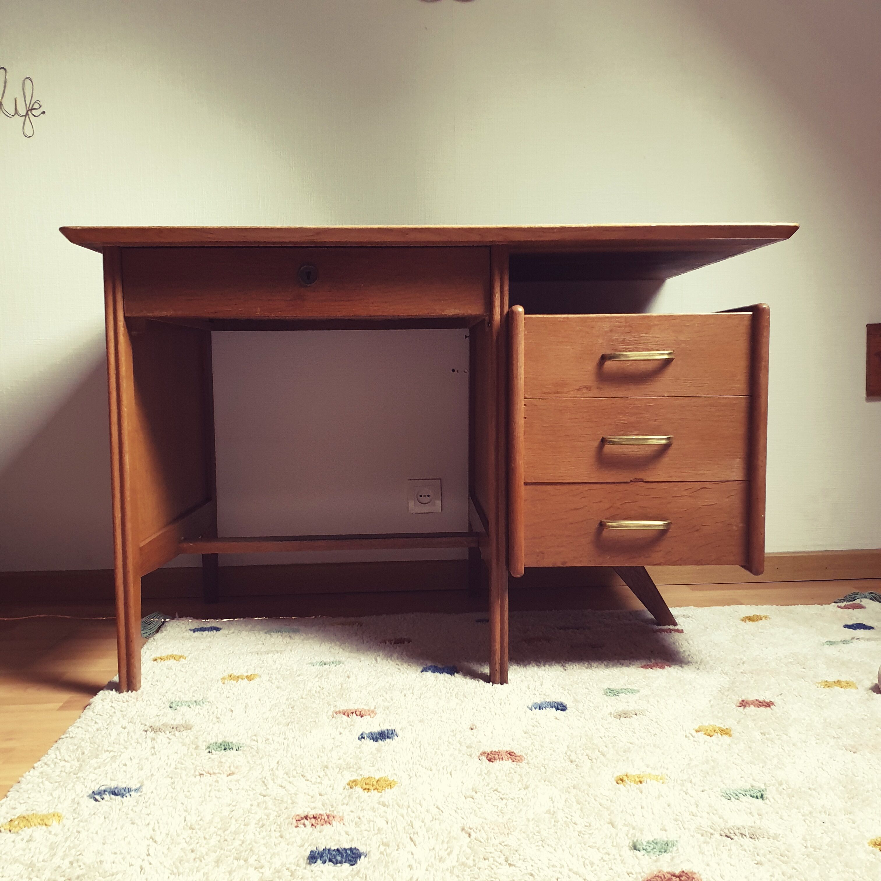 Vintage Scandinavian style office