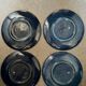 Ceramic dessert plates