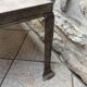 Coffee table in iron and ceramic