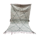Small Moroccan Berber rug (Zanafi kilim) for bedroom and living room.