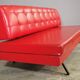 Red leatherette sofa, 1970s