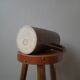 Ceramic pitcher vase with handle Scandinavian country decoration handcrafted vintage sandstone