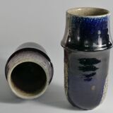 Scandinavian Modern Ceramic Vases, Sylvia Leuchovius, Rörstrand 1976,  Set of 2