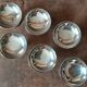Lot de 6 coupes sur pied métal