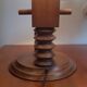 Lampe ours en bois