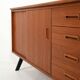 Two-tone Scandinavian 1960s small sideboard