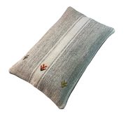 Vintage turkish kilim cushion cover, 30 x 50 cm