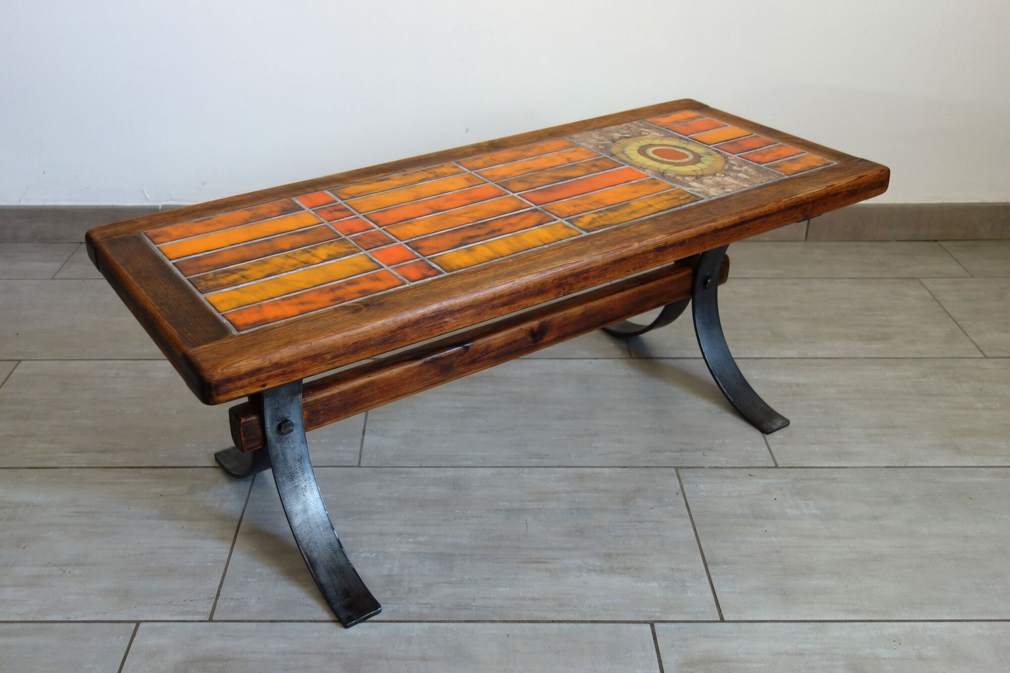 70s ceramic coffee table