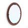 Miroir rond en contreplaqué courbé, années 1960