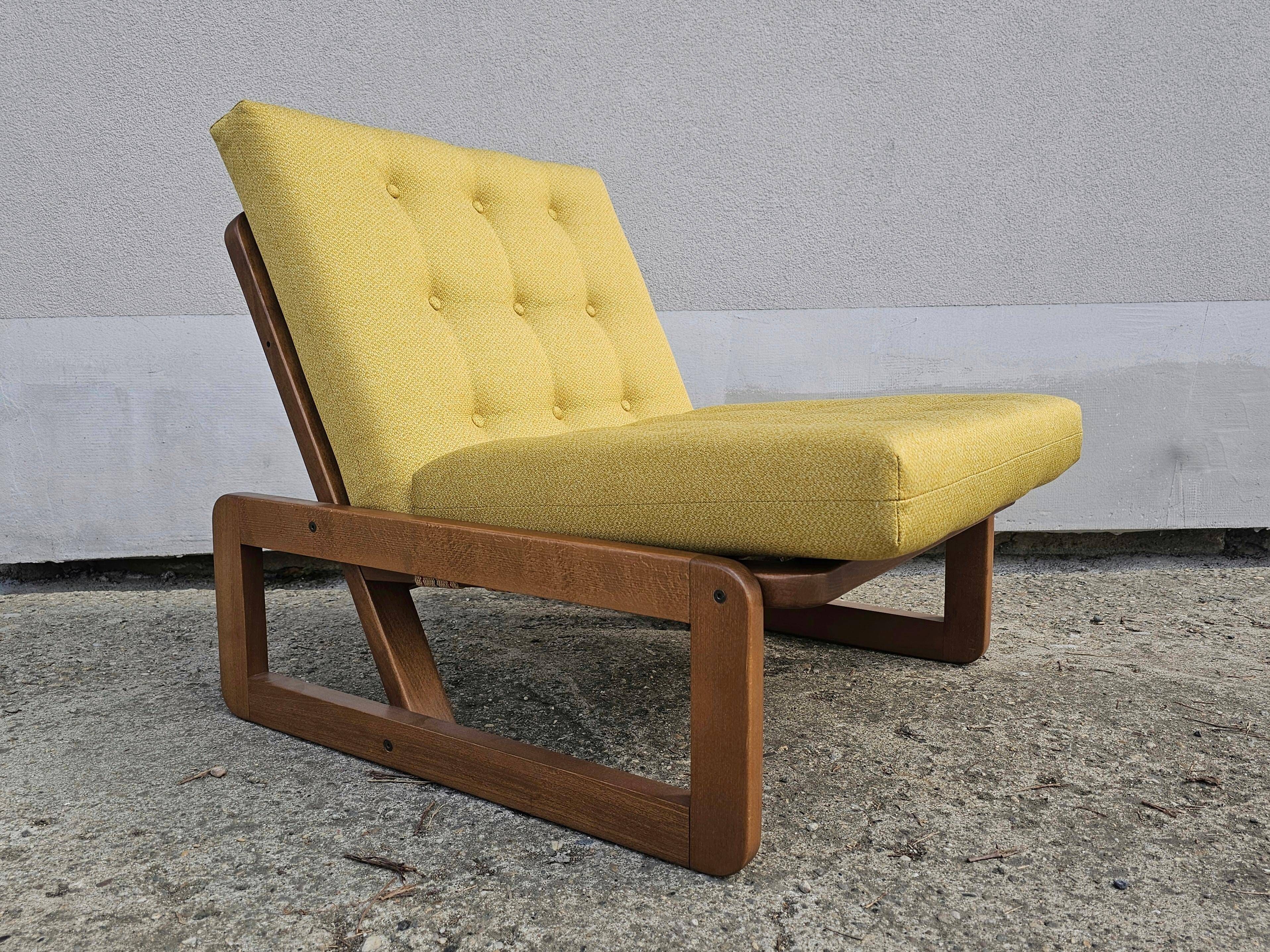 Pair of Mid Century Modern lounge chairs by Branko Ursic for Stol Kamnik.