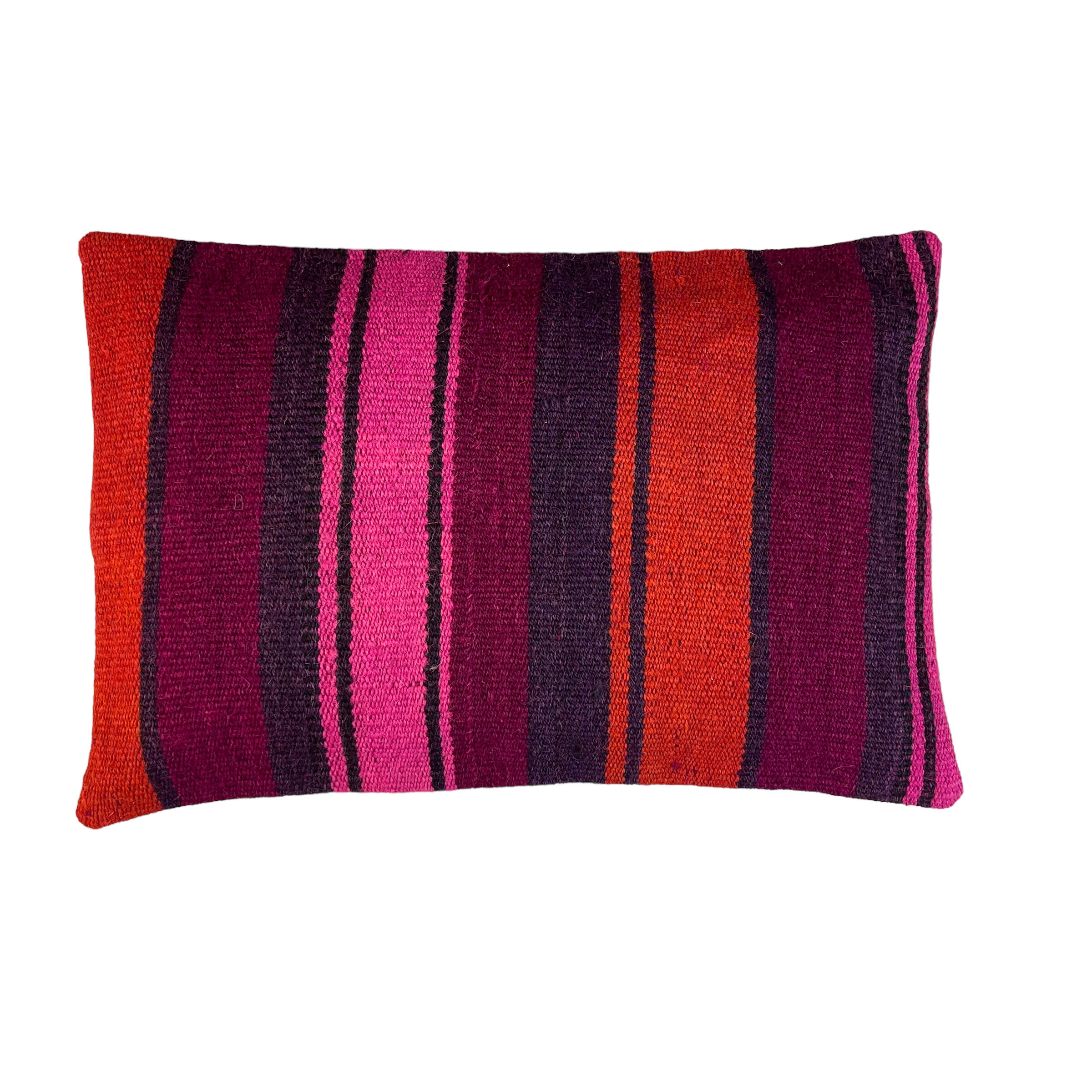 Vintage turkish kilim cushion cover, 30 x 50 cm