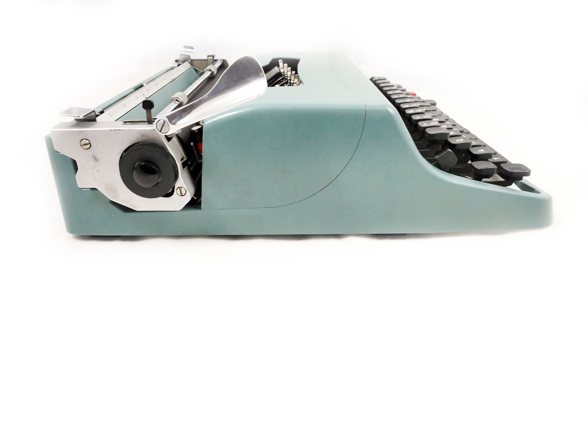Olivetti Lettera 32 blue pastel Qwerty English